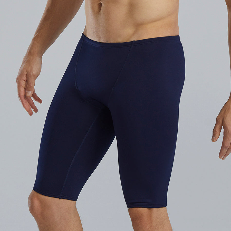 TYR Durafast Elite® Large Logo Jammer Swimsuit - Navy