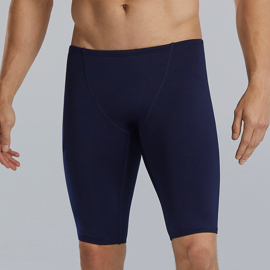 TYR Durafast Elite® Large Logo Jammer Swimsuit - Navy