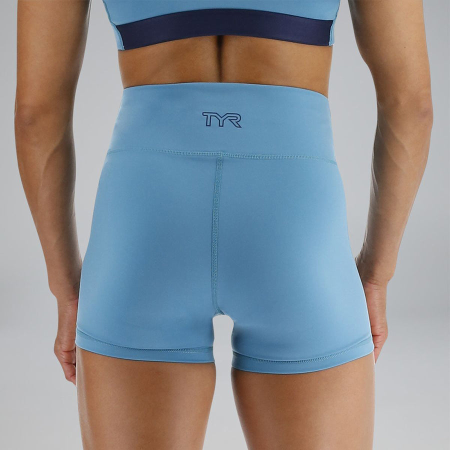 TYR Joule Elite™ Women's High-Waisted 3.25" Short - Lake