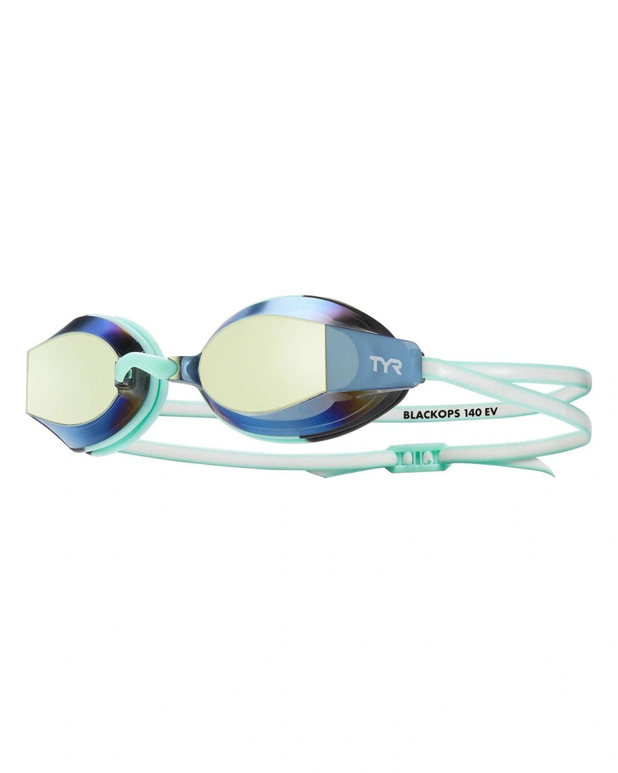TYR Blackops 140 EV Racing Gold Mirrored Women's Fit Goggles