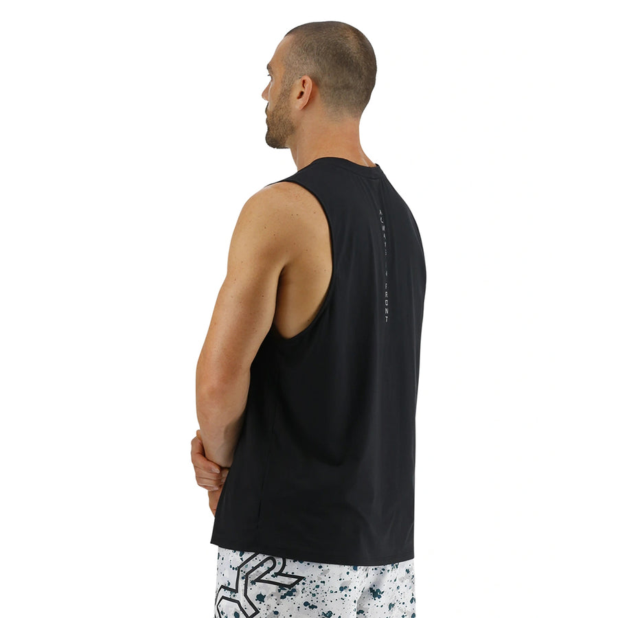 TYR Black ClimaDry™ Big Logo Tech Tank