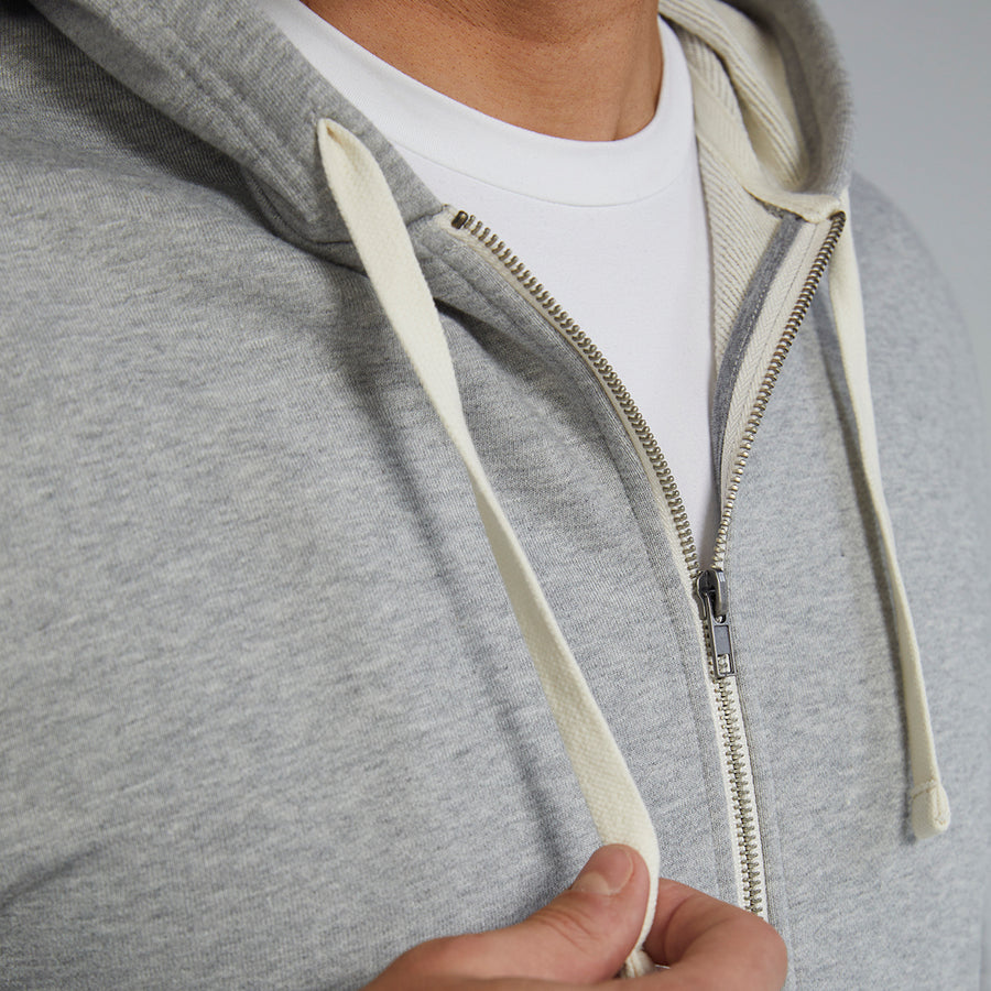 TYR Heather UltraSoft Men's Heavyweight Terry Full-Zip Hoodie