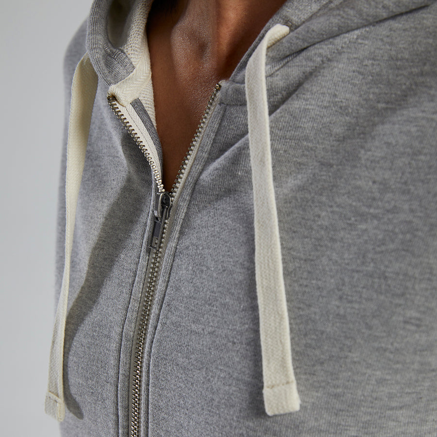 TYR Heather UltraSoft Womens  Heavyweight Terry Full-Zip Hoodie