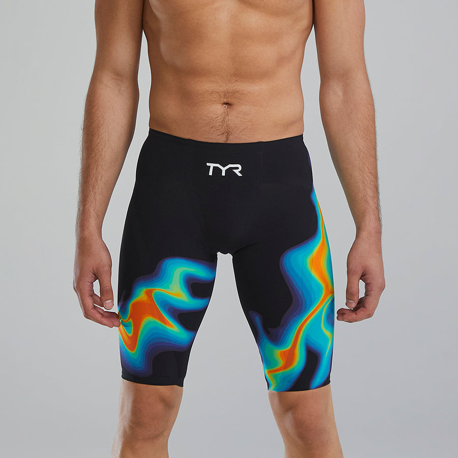 TYR Venzo™  Infrared Orange High Waist Jammer Swimsuit