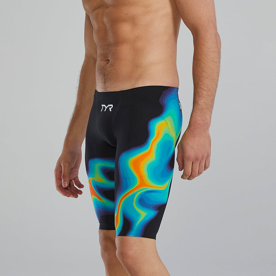 Jammer Swimsuit New Tyr Tech Suit TYR Venzo™ Infrared Orange Low