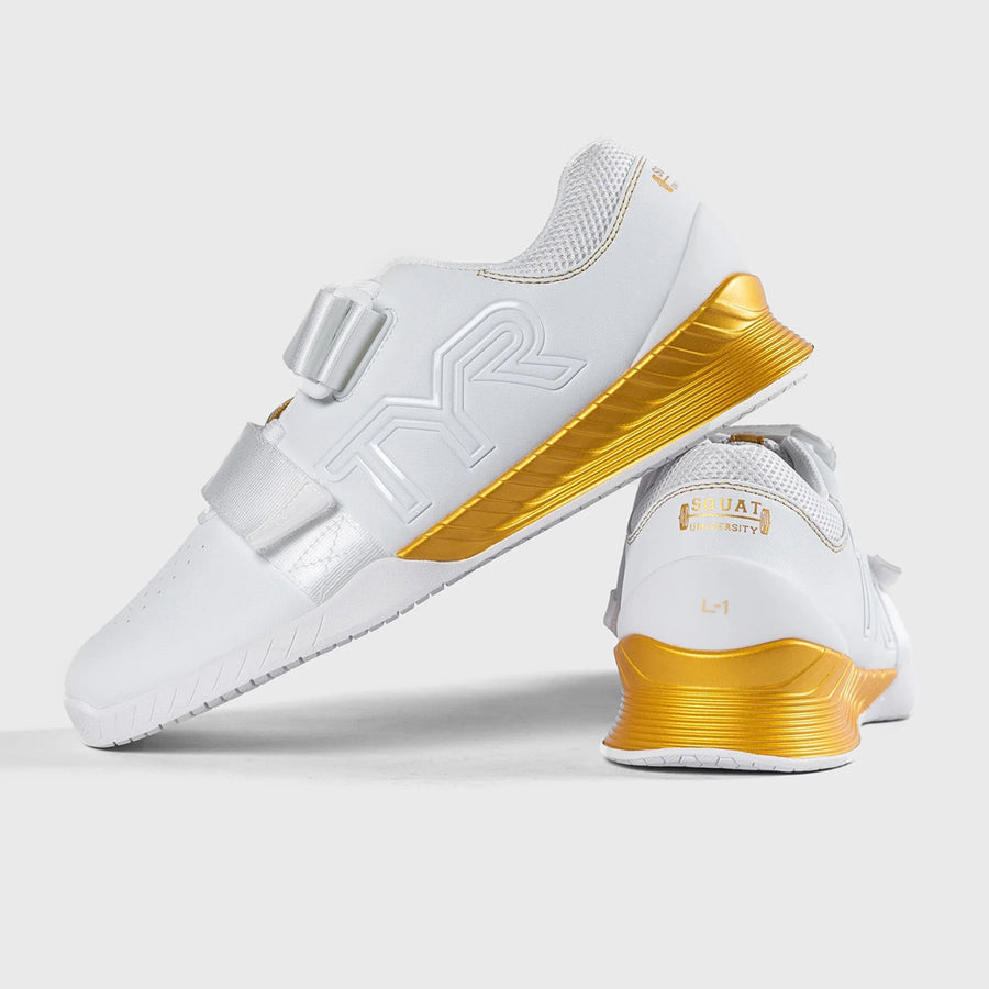 TYR L-1 Lifting Shoe White/Gold