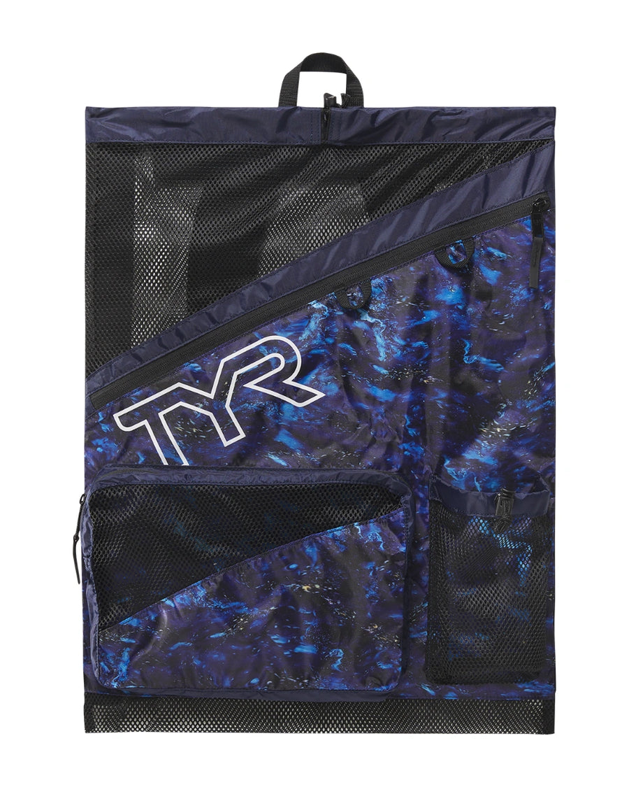 TYR Elite Team 40L Mesh Backpack - Teal Multi