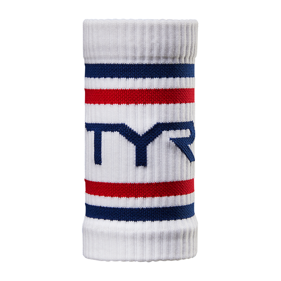 TYR Wristbands- white/navy