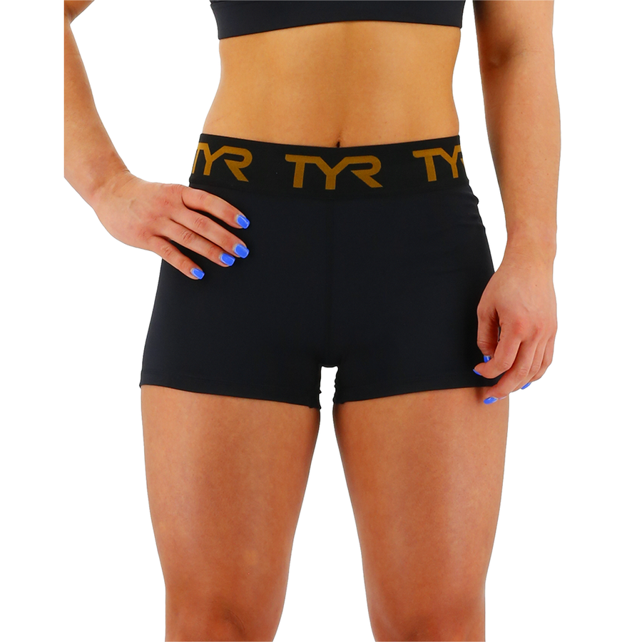 TYR Base Kinetic™ Women's 2" Mid-Rise Logo Short