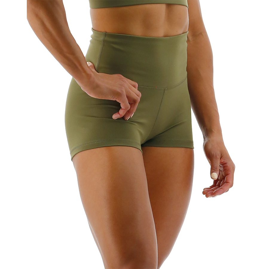 TYR GYM Women’s Olive Night High Rise 2" Short