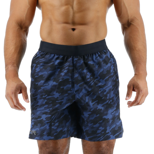 TYR Hydrosphere™ Men's Unlined 7" Unbroken Shorts - Midnight Camo