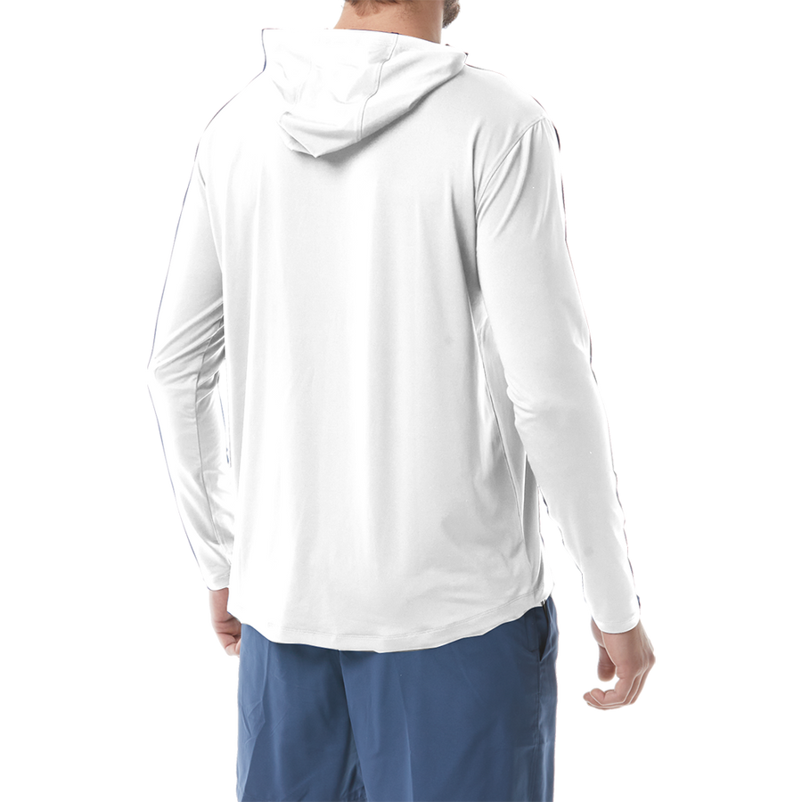 TYR Men's Hooded SUNDEFENSE™Long Sleeve Shirt