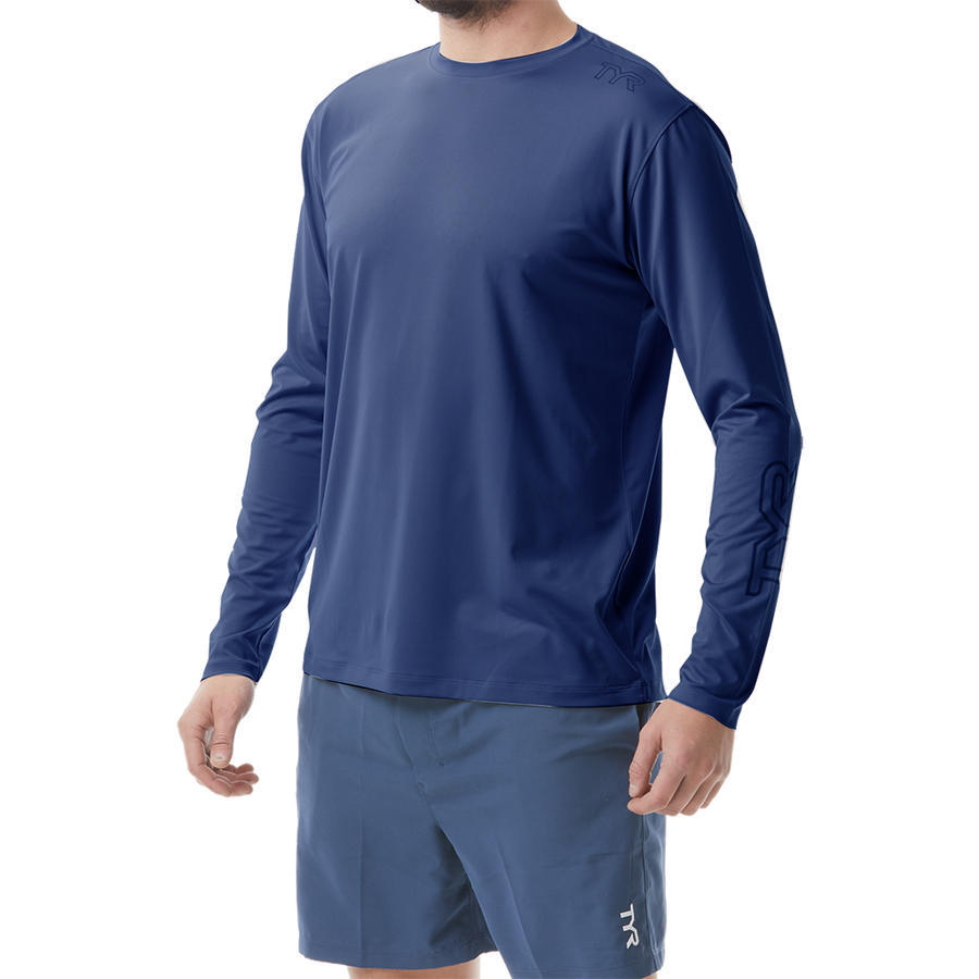 TYR Men's SUNDEFENSE™Long Sleeve Shirt