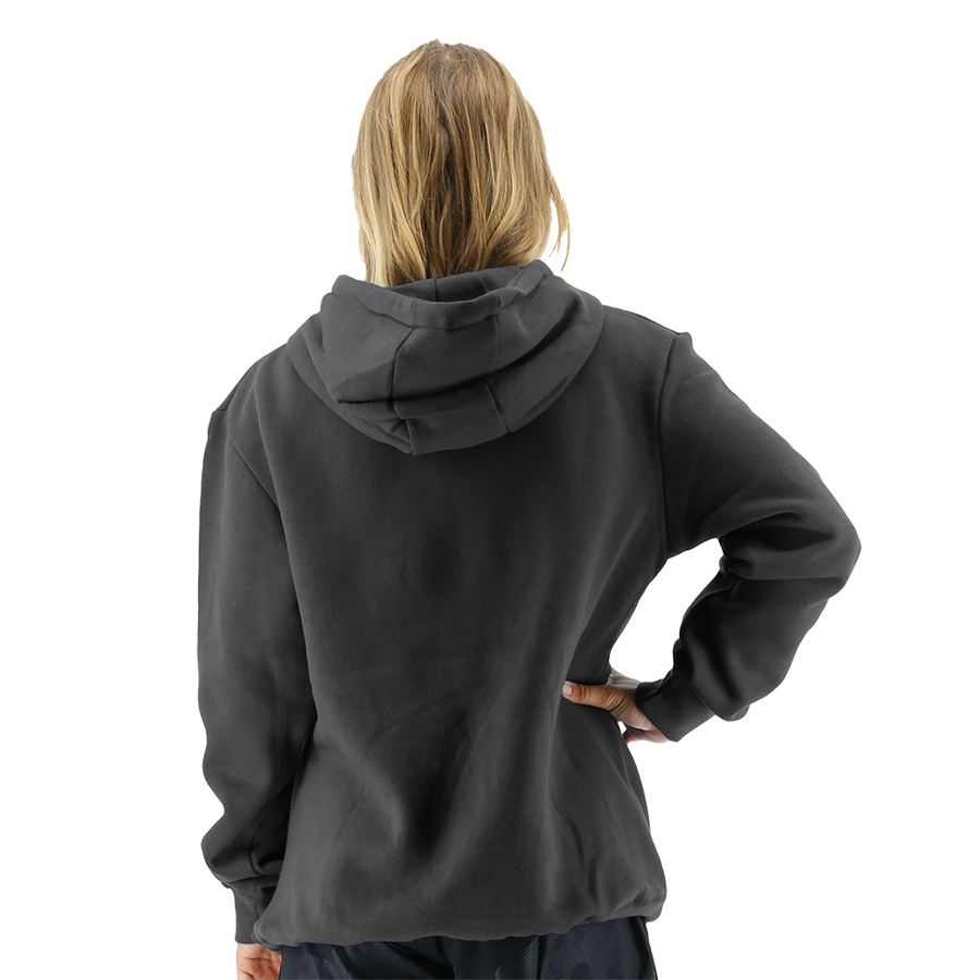 TYR Womens Outline Logo Hoodie Charcoal/Silver