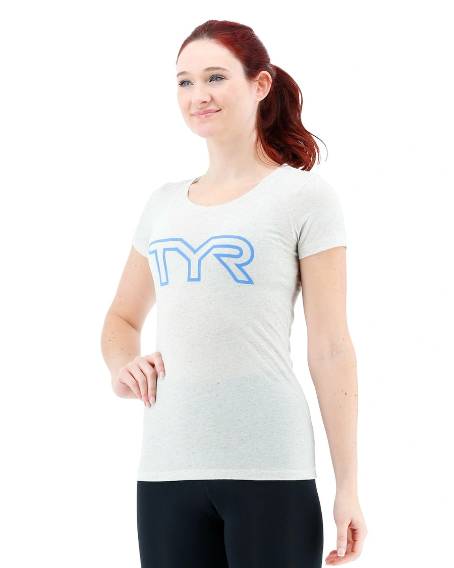 TYR Women's Big Outline Logo Tee