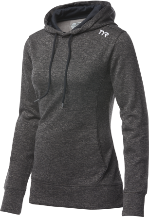 TYR Women’s Performance Charcoal Heather Pullover Hoodie